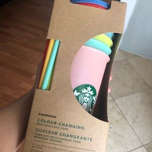Starbucks color changing cups